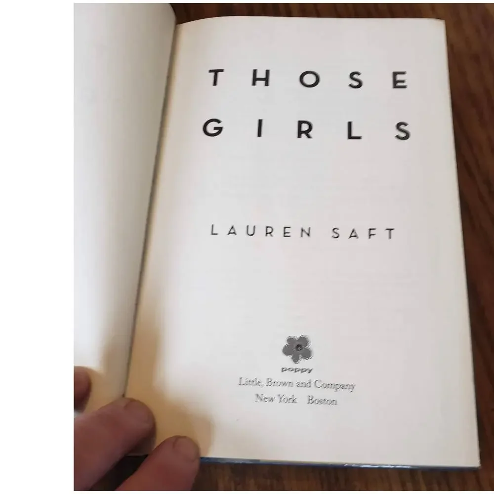 Those Girls by Lauren Saft (English) Library Hardcover Book